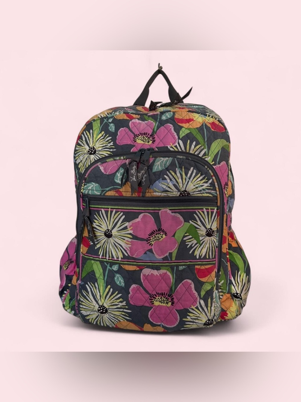Vera Bradley Floral Quilted Full Size Backpack